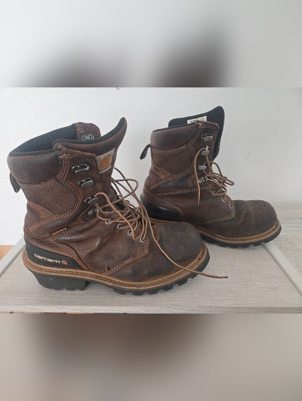 Carhartt Work Boots M Mens 8.5 Steel Toe Composite CML8360